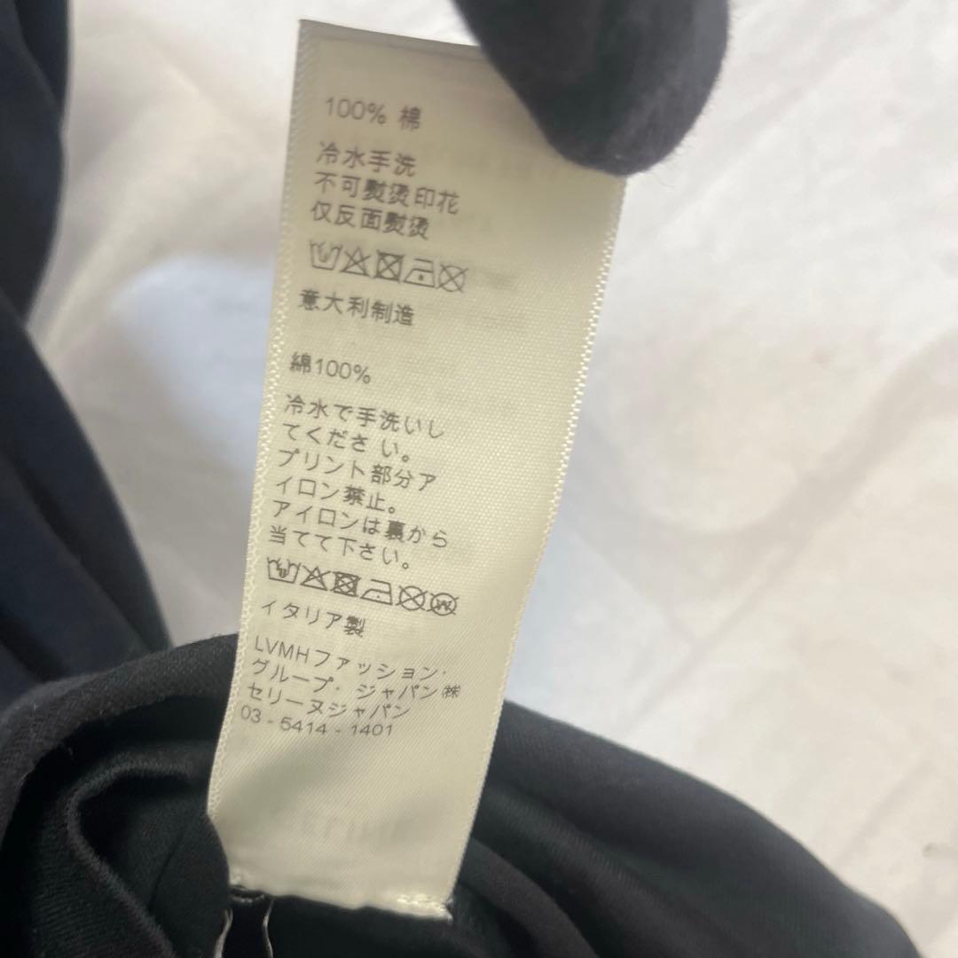 【鑑定済・美品】CELINE Tシャツ ブラック Lサイズ 正規品 レディース