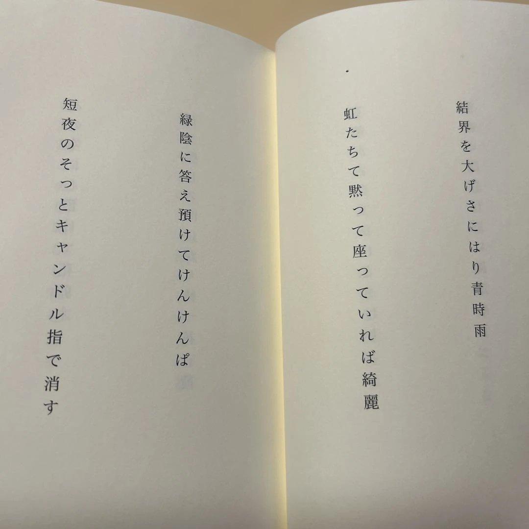 [デビュー作！サイン！初版]幻の句集『光陰』江渡華子　署名俳句入り　2007年