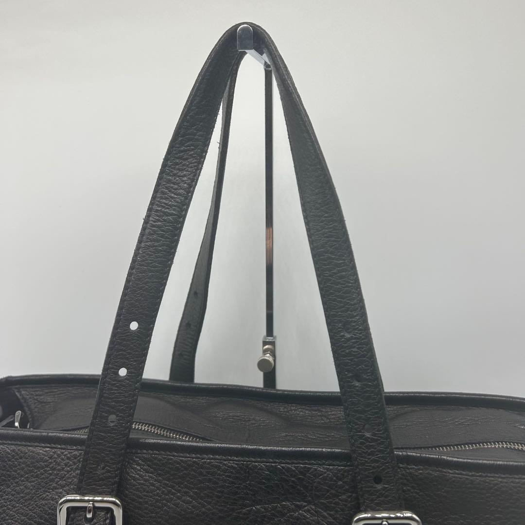 【良品！✨】PRADA プラダ トートバッグ ハンド 大容量 オールレザー 黒