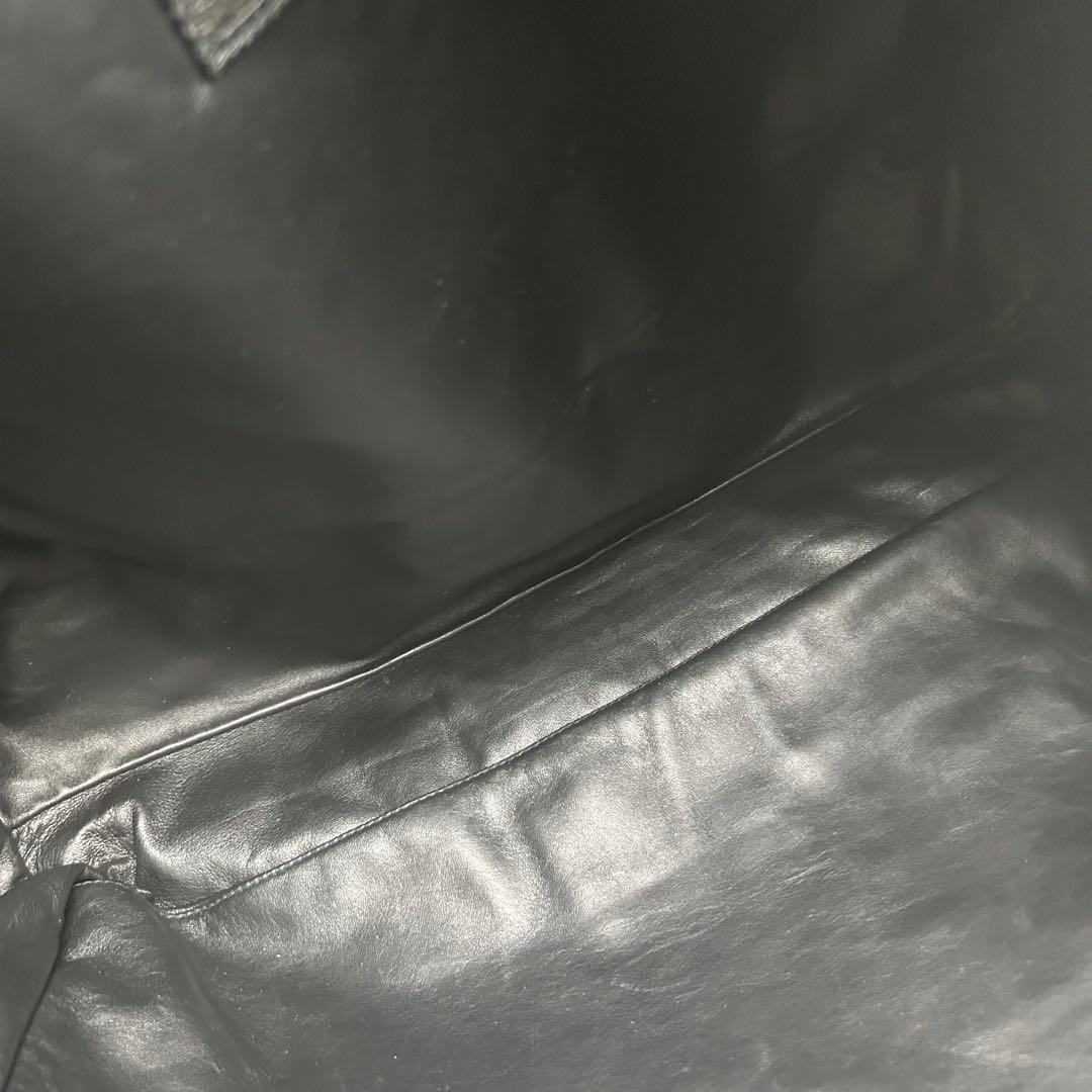 【良品！✨】PRADA プラダ トートバッグ ハンド 大容量 オールレザー 黒
