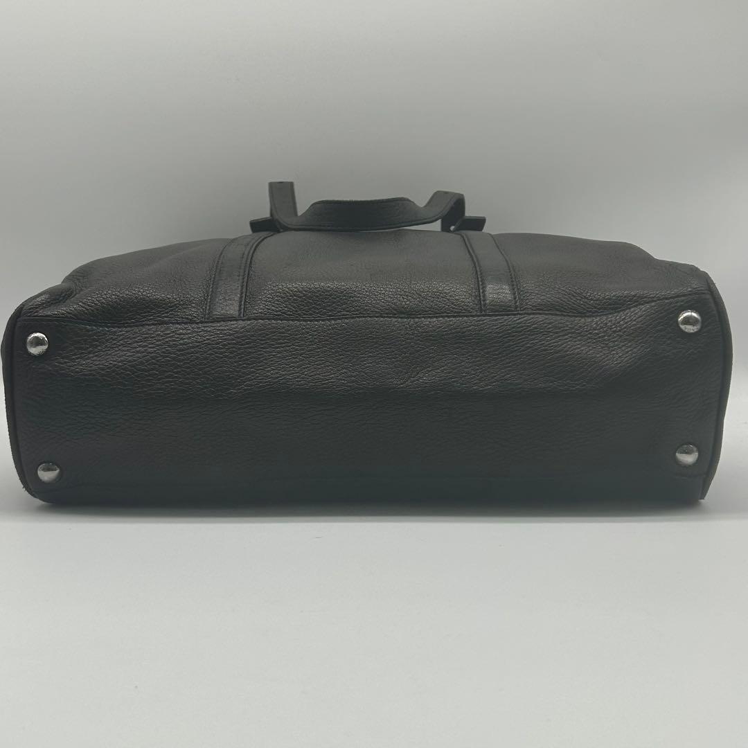 【良品！✨】PRADA プラダ トートバッグ ハンド 大容量 オールレザー 黒