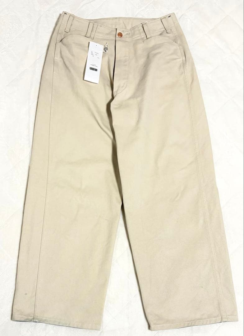 COMOLI 25AW コットンツイル ワークパンツ size1