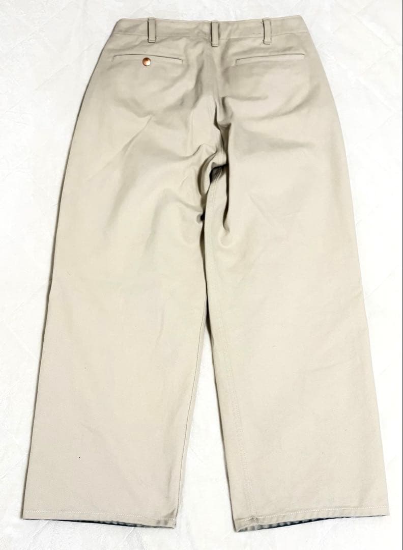 COMOLI 25AW コットンツイル ワークパンツ size1
