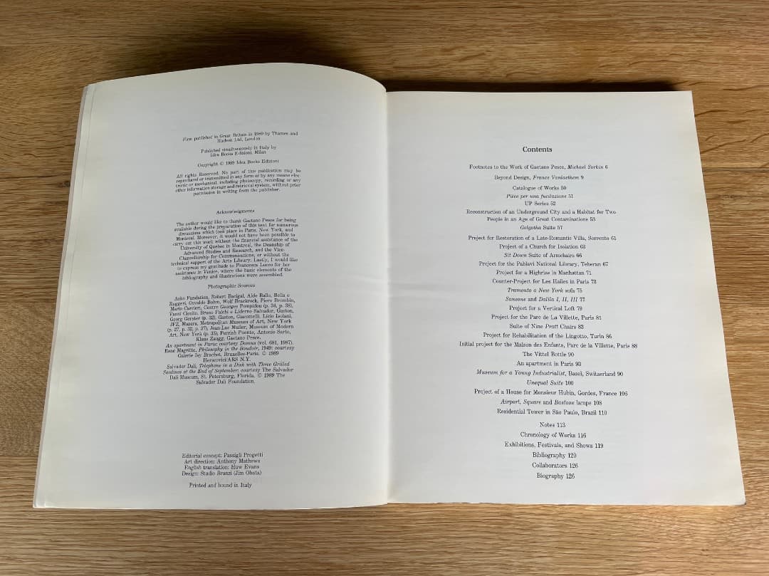 稀少本　GAETANO PESCE　ガエターノ・ペッシェ