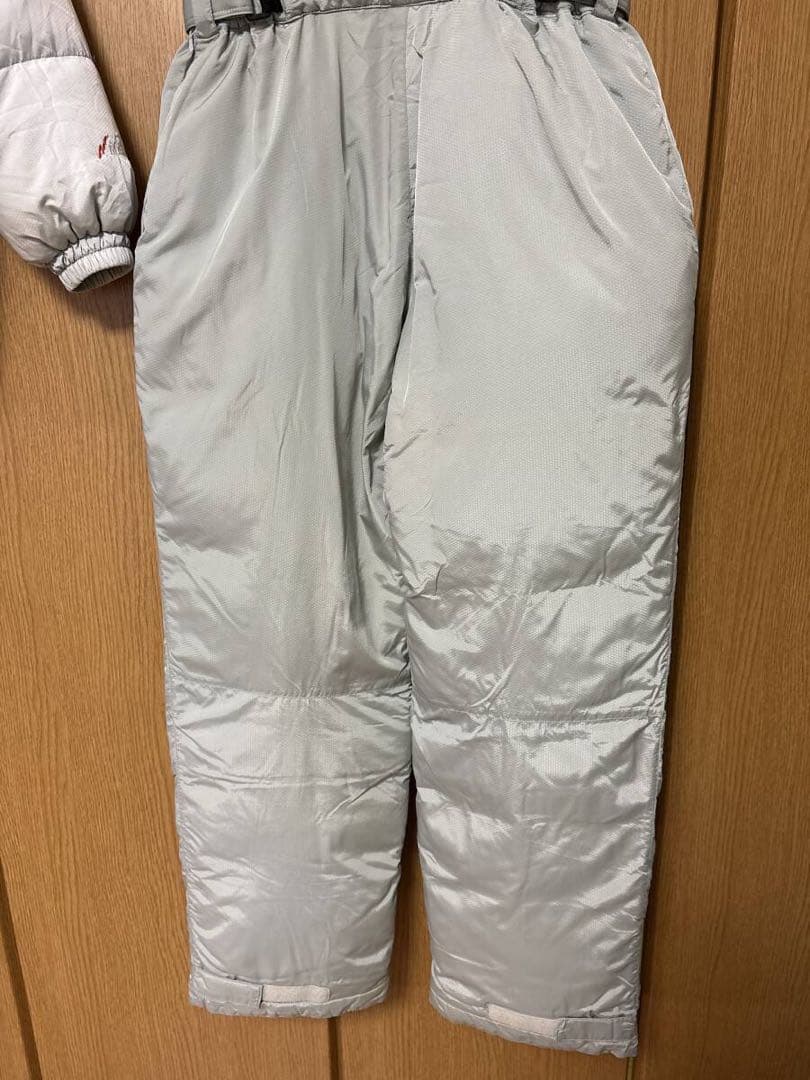 MARUYTU ダウンフィッシングスーツ 上下セット シルバー