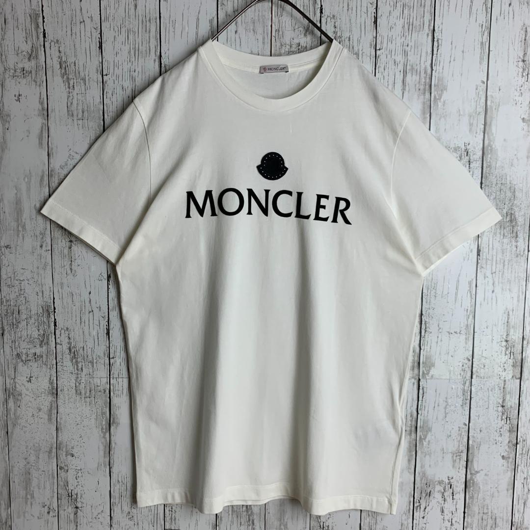 【鑑定済み・最高級の逸品】モンクレール☆フェルト&ワッペンロゴTシャツ2644.