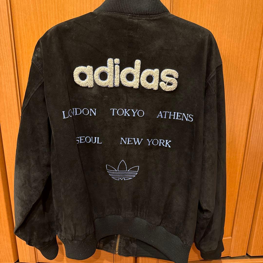 1980年代 アディダス スエードジャケットサッカー オリンピック サイズ M