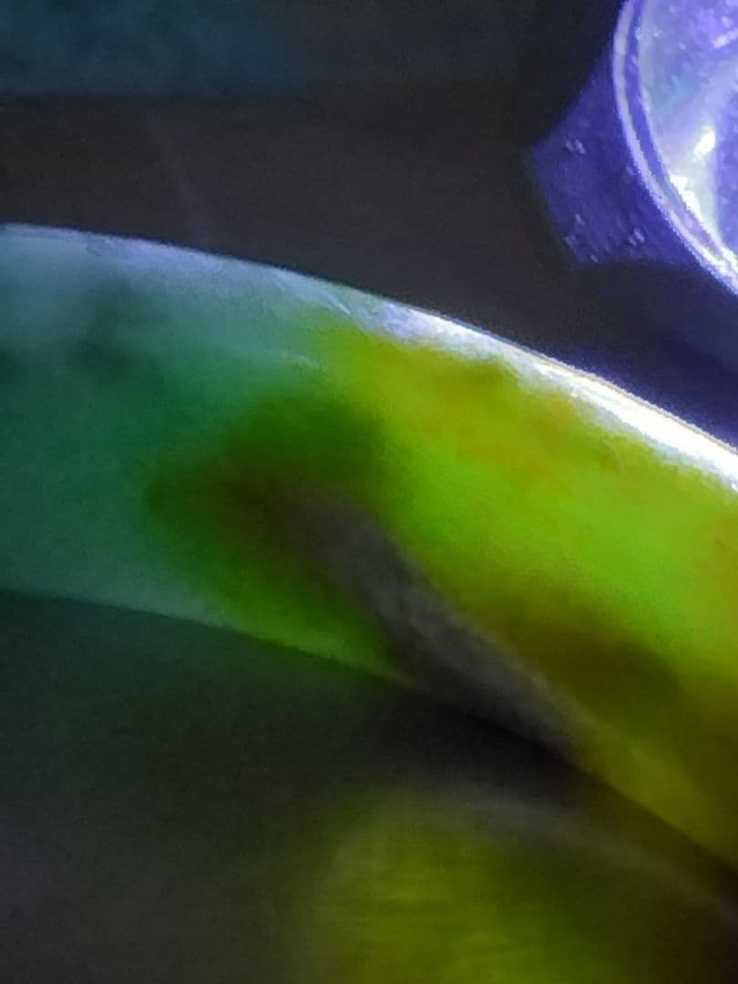 天然無加工　翡翠 バングル