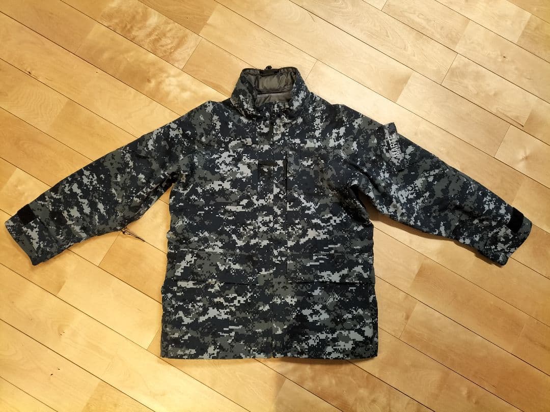 米海軍（U.S.NAVY）GORE-TEXパーカー NWU TYPE1 M-S