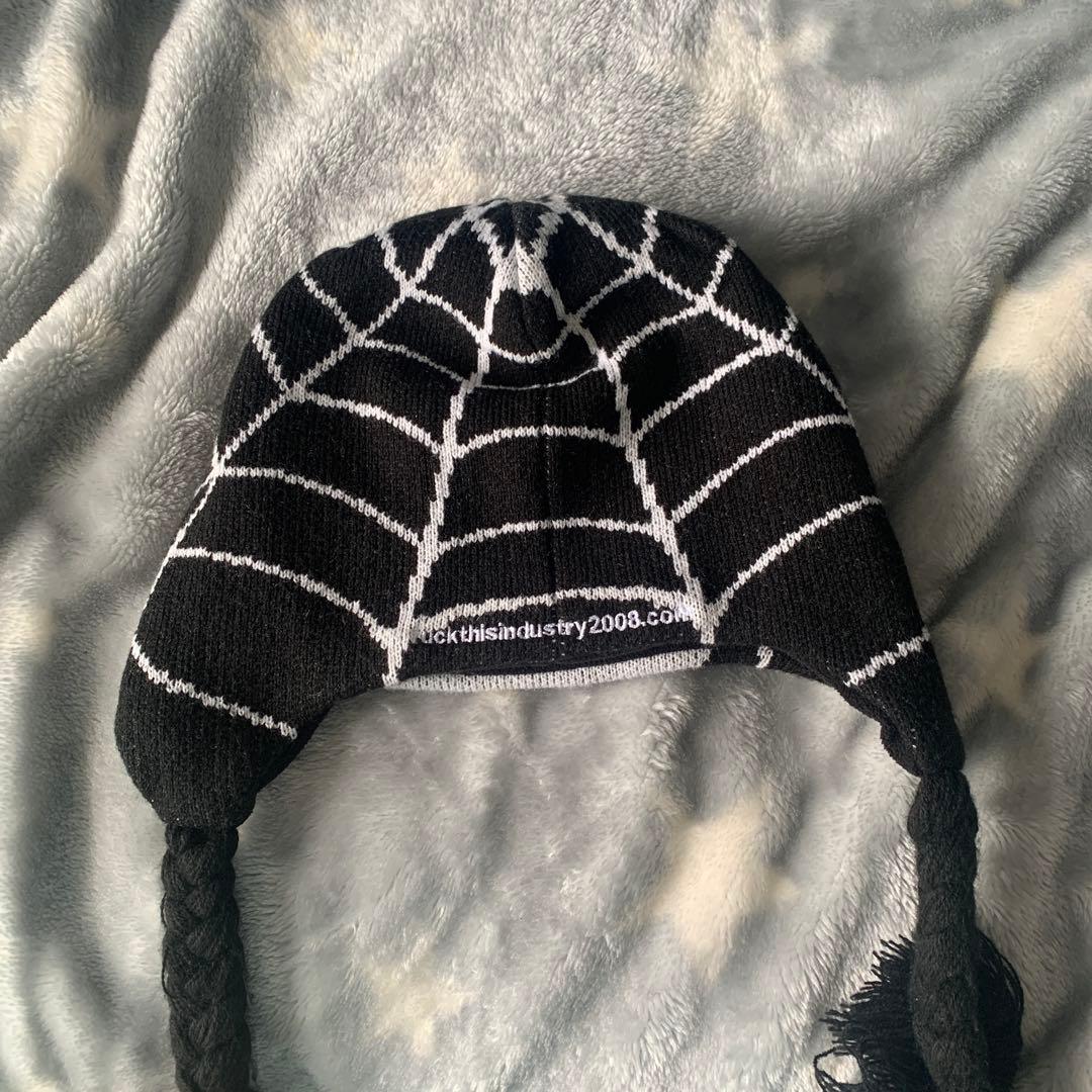 fuckthisindustry fti スパイダーマン ビーニー 黒