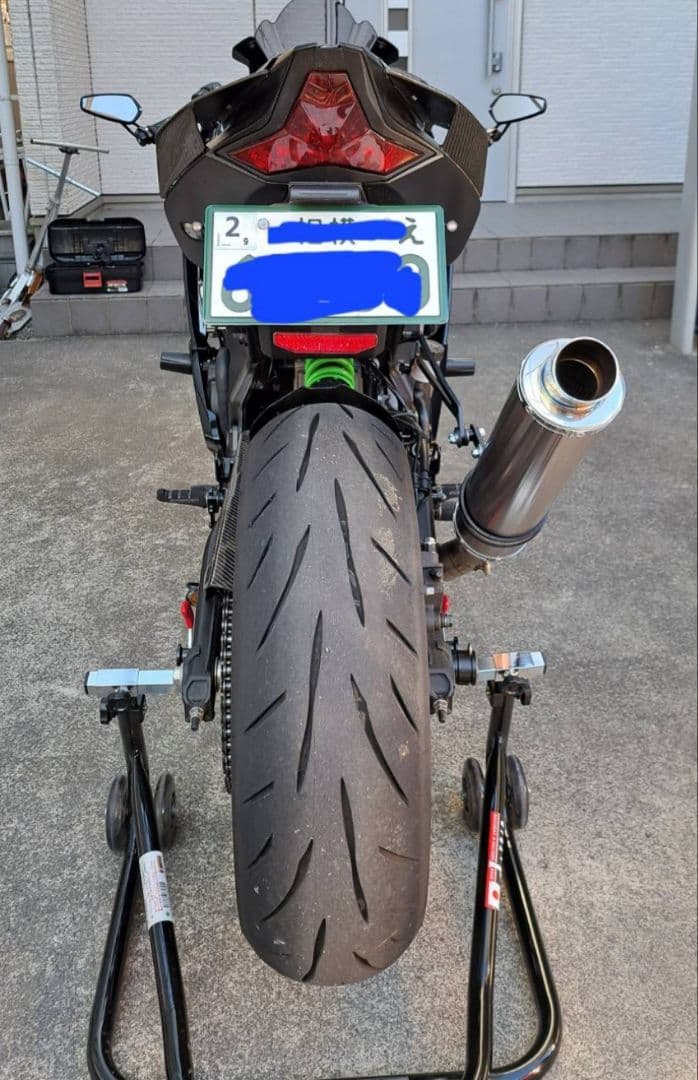 【美品】ZX-4R イグザクトアルミ鍛造ホイール前後　S23タイヤ付き