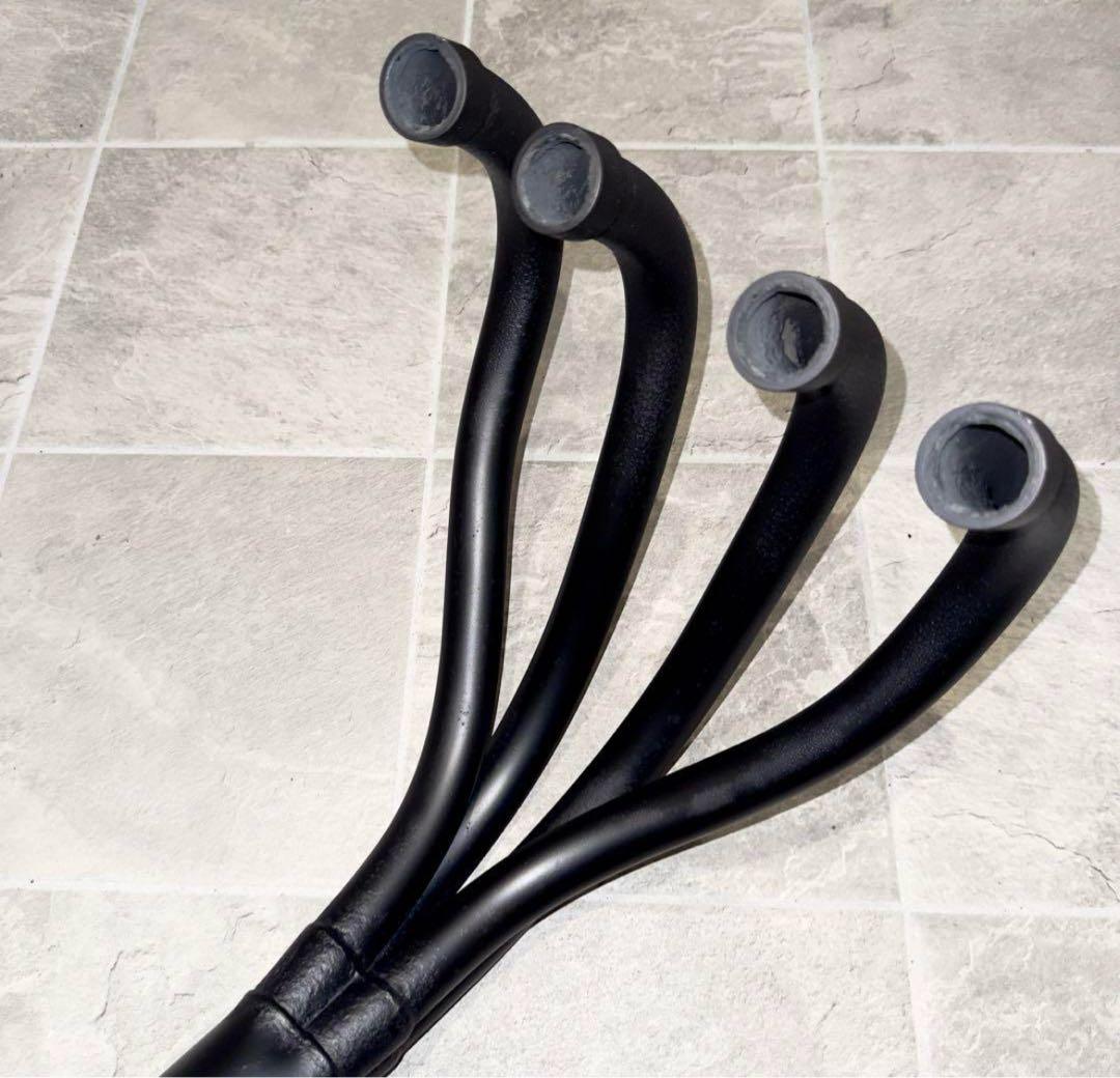 cb400f NC36 モリワキショート管マフラー割カラー、フランジ付き