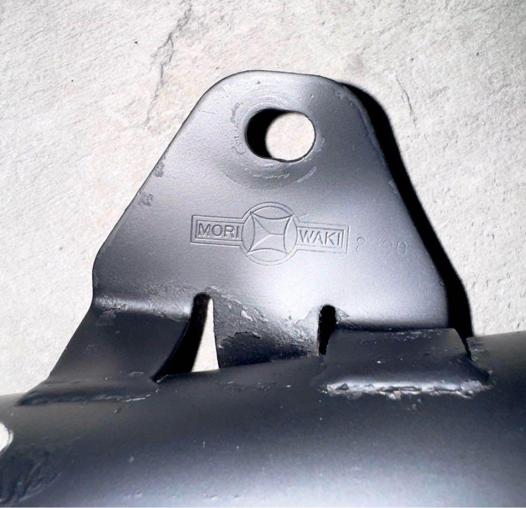 cb400f NC36 モリワキショート管マフラー割カラー、フランジ付き