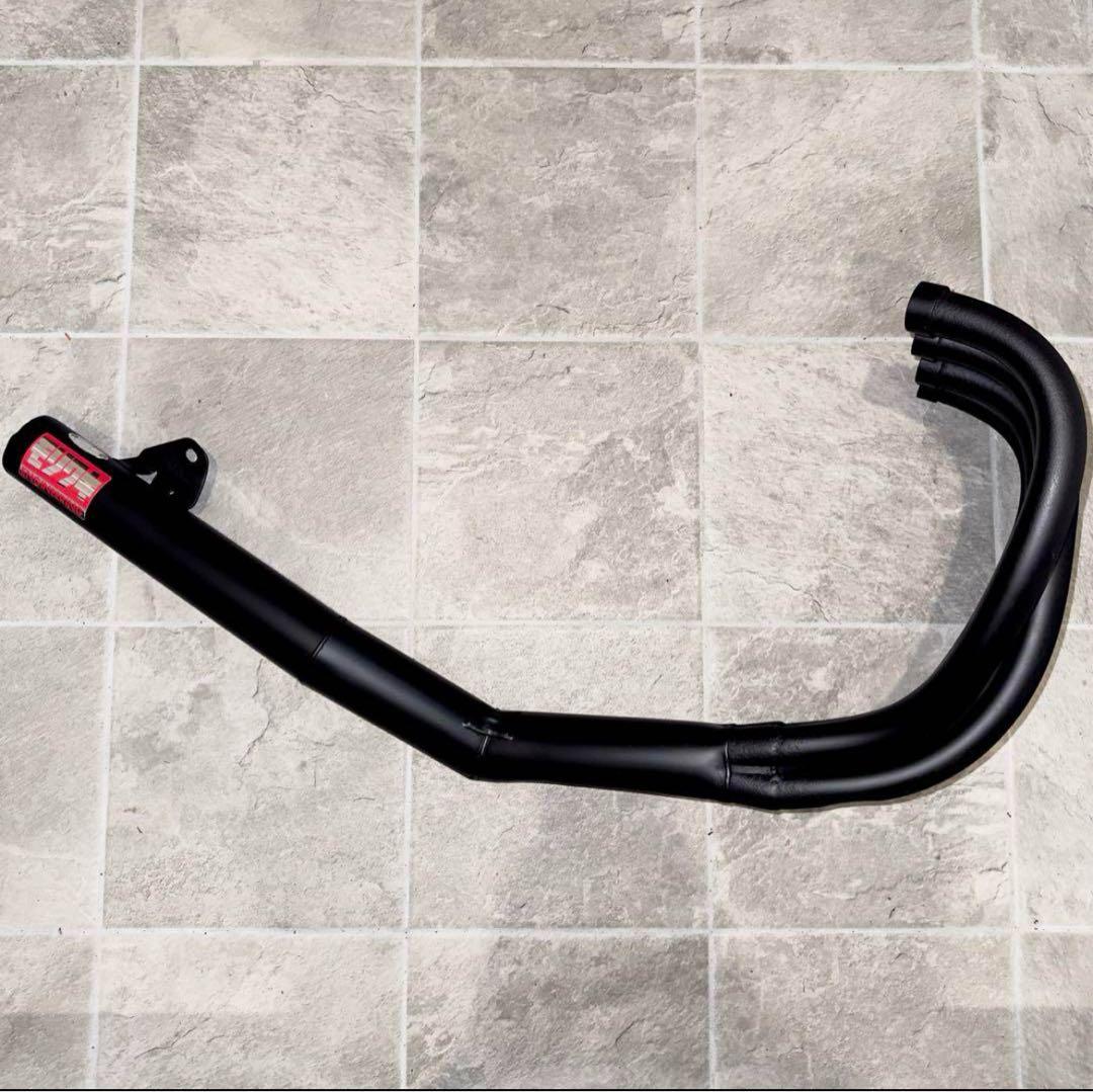 cb400f NC36 モリワキショート管マフラー割カラー、フランジ付き