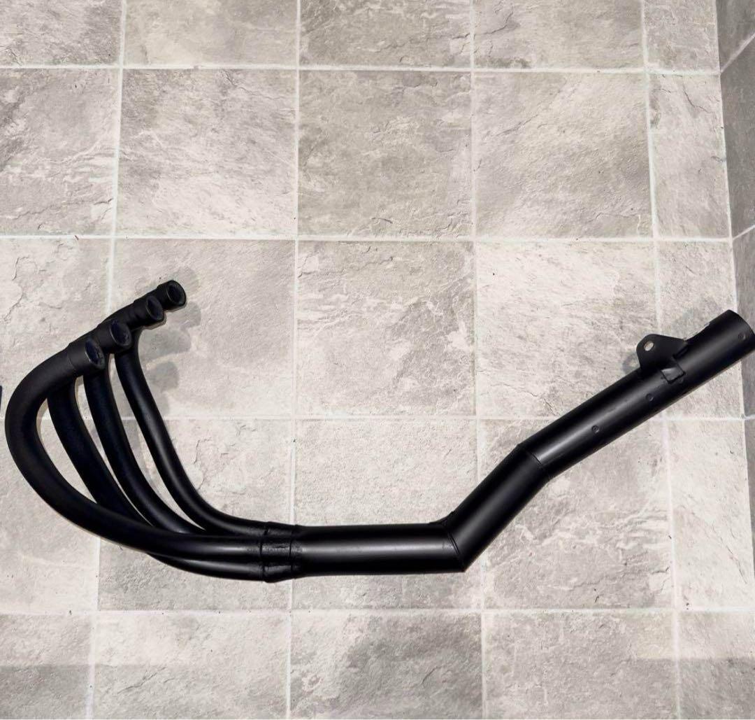 cb400f NC36 モリワキショート管マフラー割カラー、フランジ付き