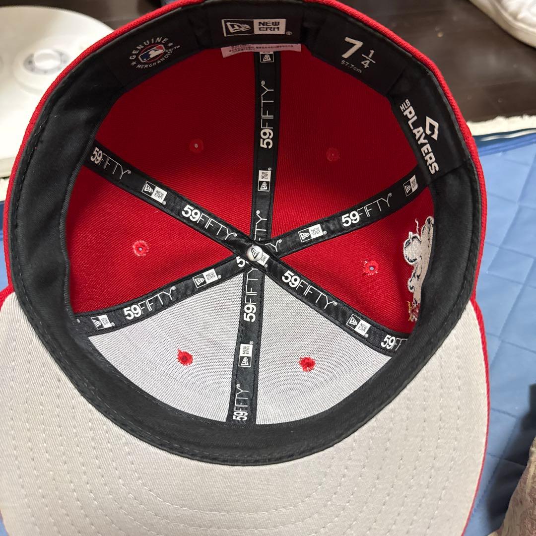 New Era 59FIFTY レッドキャップ MVP 2023年　サイン入り