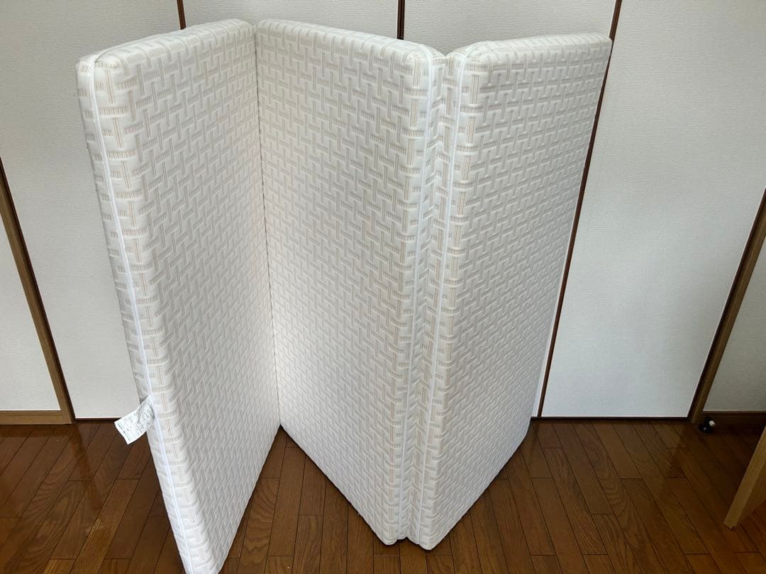 西川アフィット　ノンスプリングマットレス ダブル ホワイト