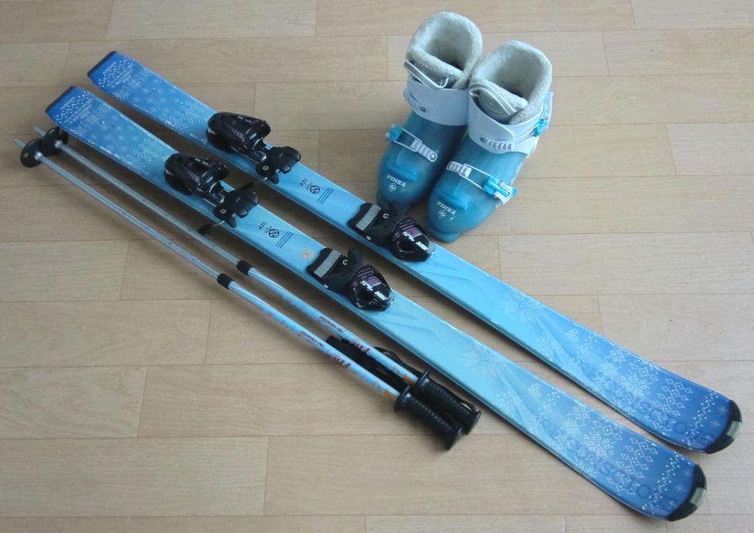 ■■送料無料■PURE CONSCIOUS■子供用スキーセット■120/22■■