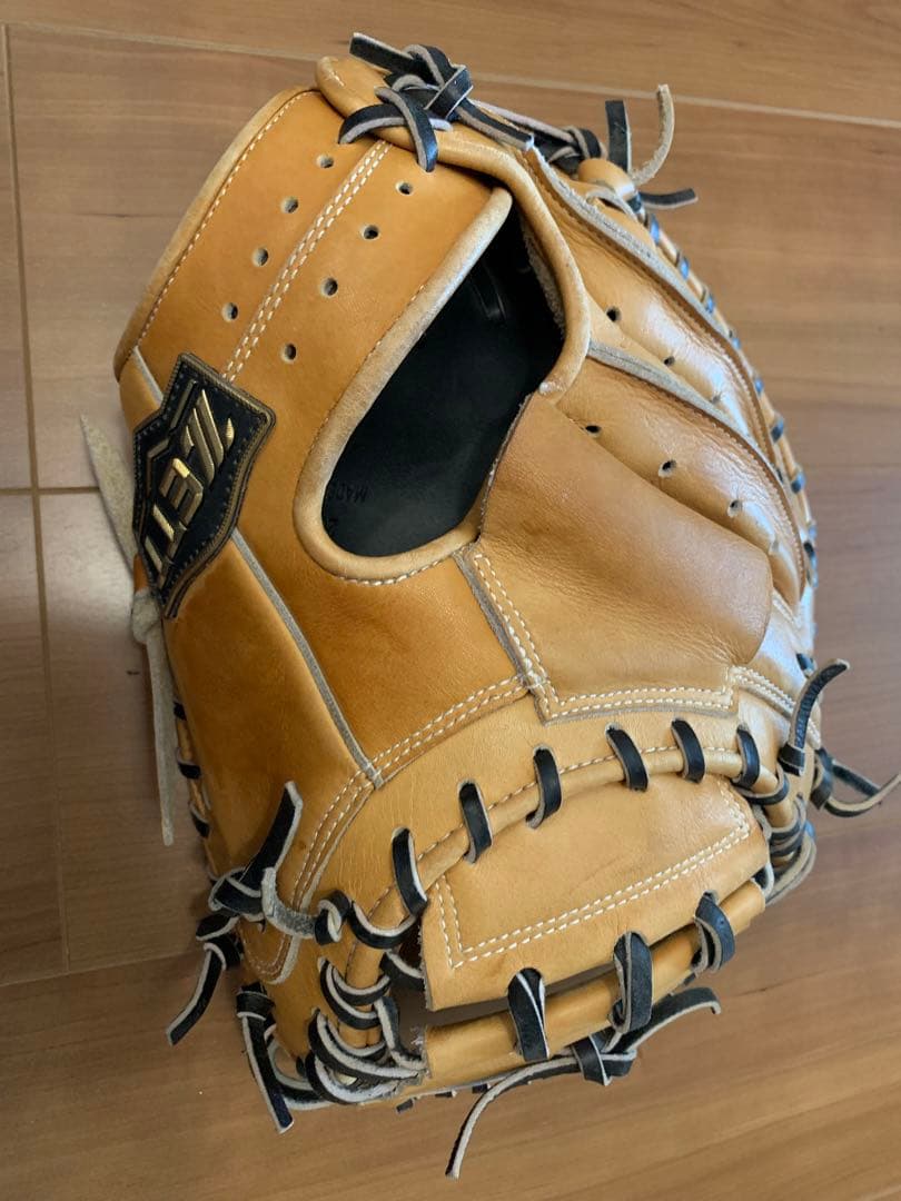 ZETT 硬式グローブ ベージュ　キャッチャーミット　ネオステイタス