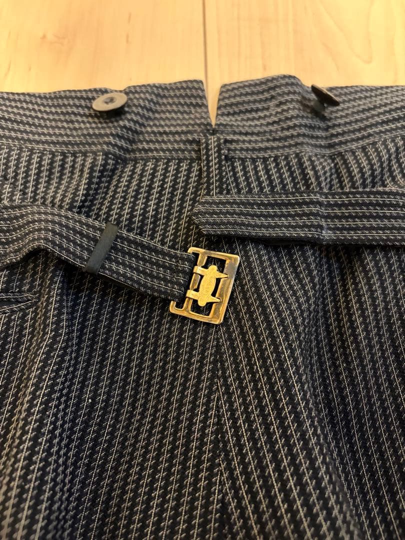 【針シンチバック】40s Vintage stripe slacks