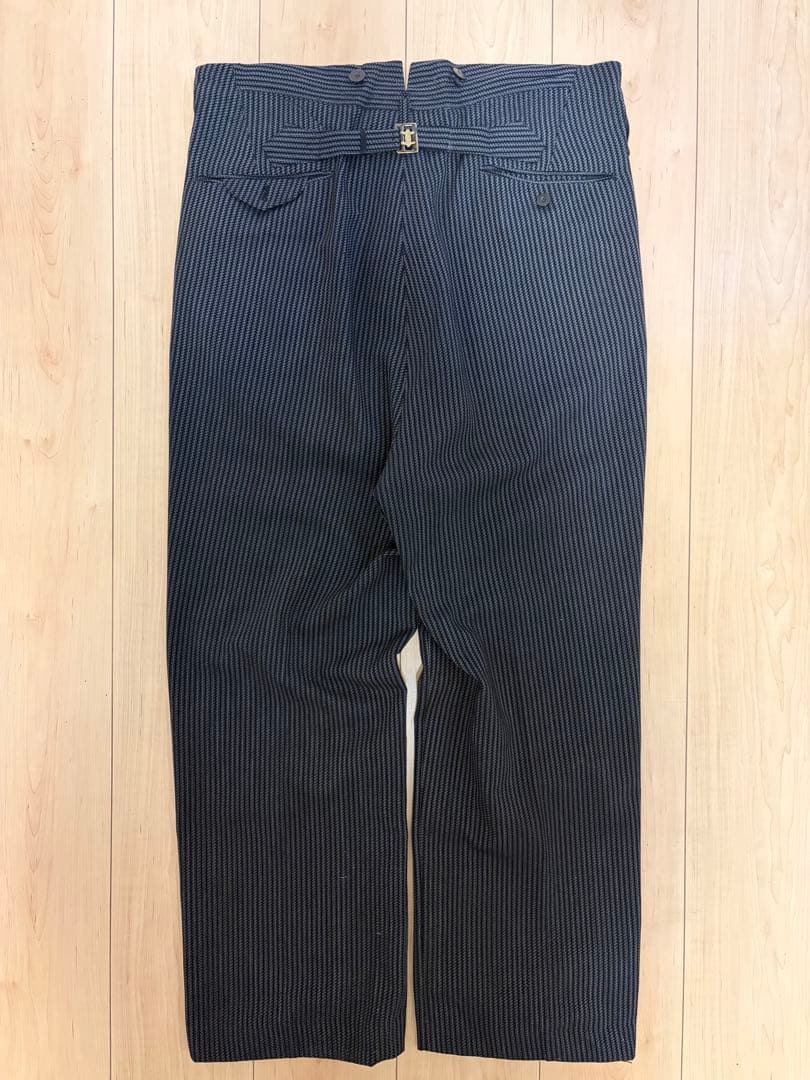 【針シンチバック】40s Vintage stripe slacks