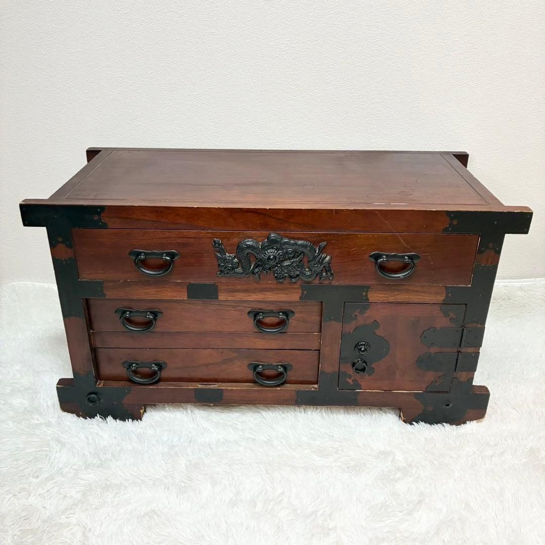 民芸調家具 和箪笥 からくり箪笥 インテリア 日本 昭和レトロ 和 アンティーク