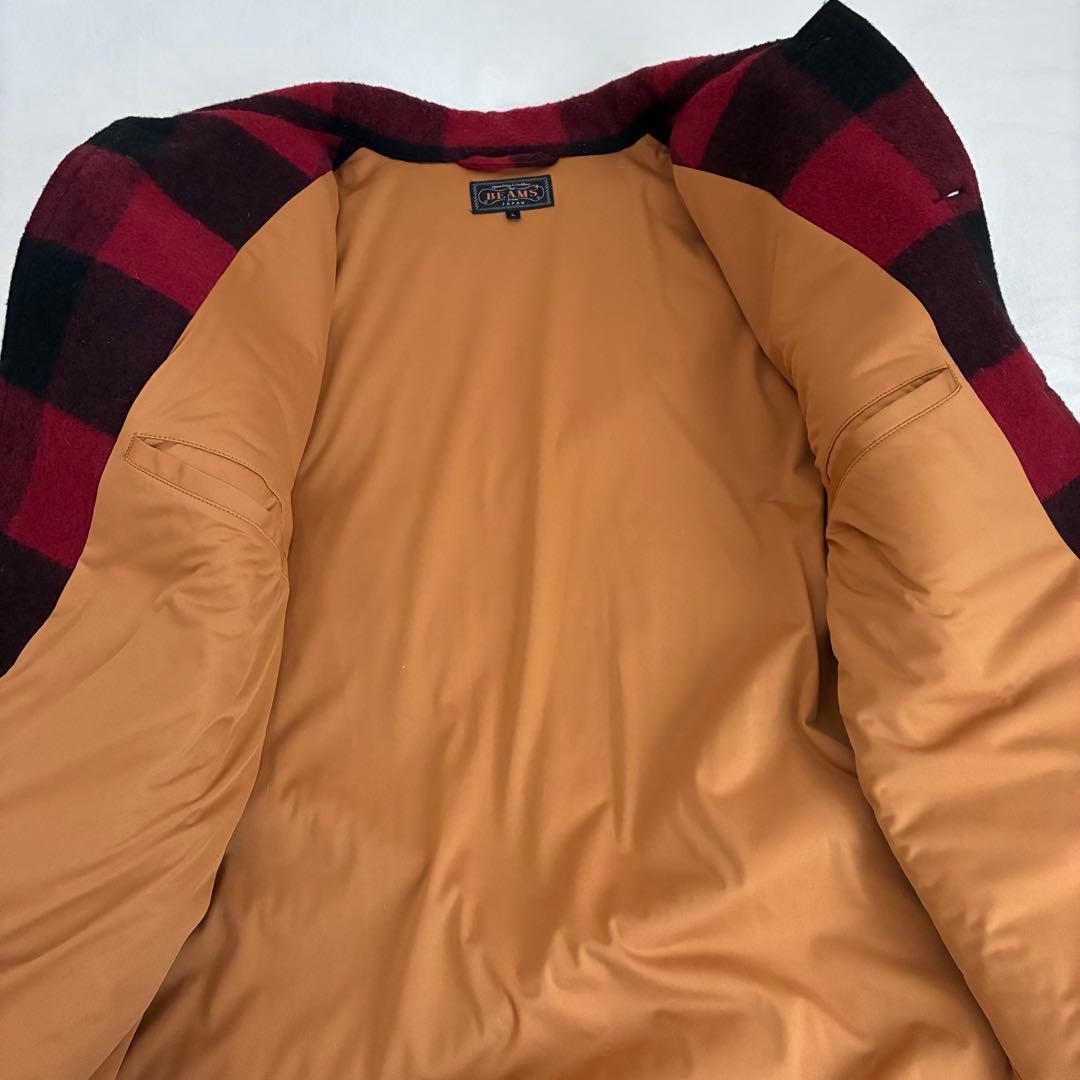 BEAMS PLUS ビームスプラス　ウールマッキーノジャケット　サイズL