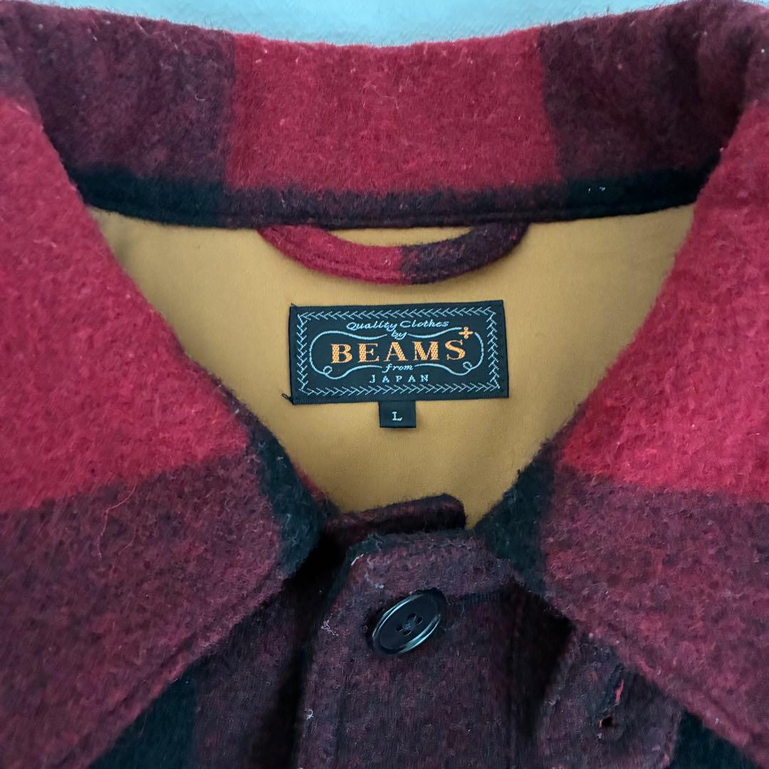BEAMS PLUS ビームスプラス　ウールマッキーノジャケット　サイズL