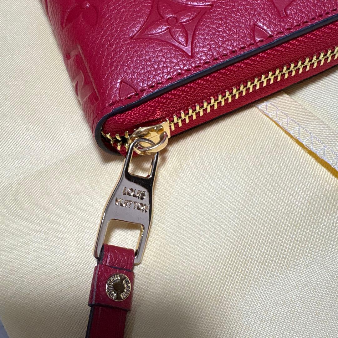 みゆ　様レザー 長財布 レッド