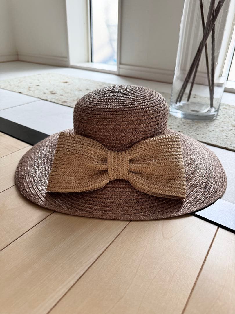 GREVI ストローハット 麦わら帽子 イタリア製