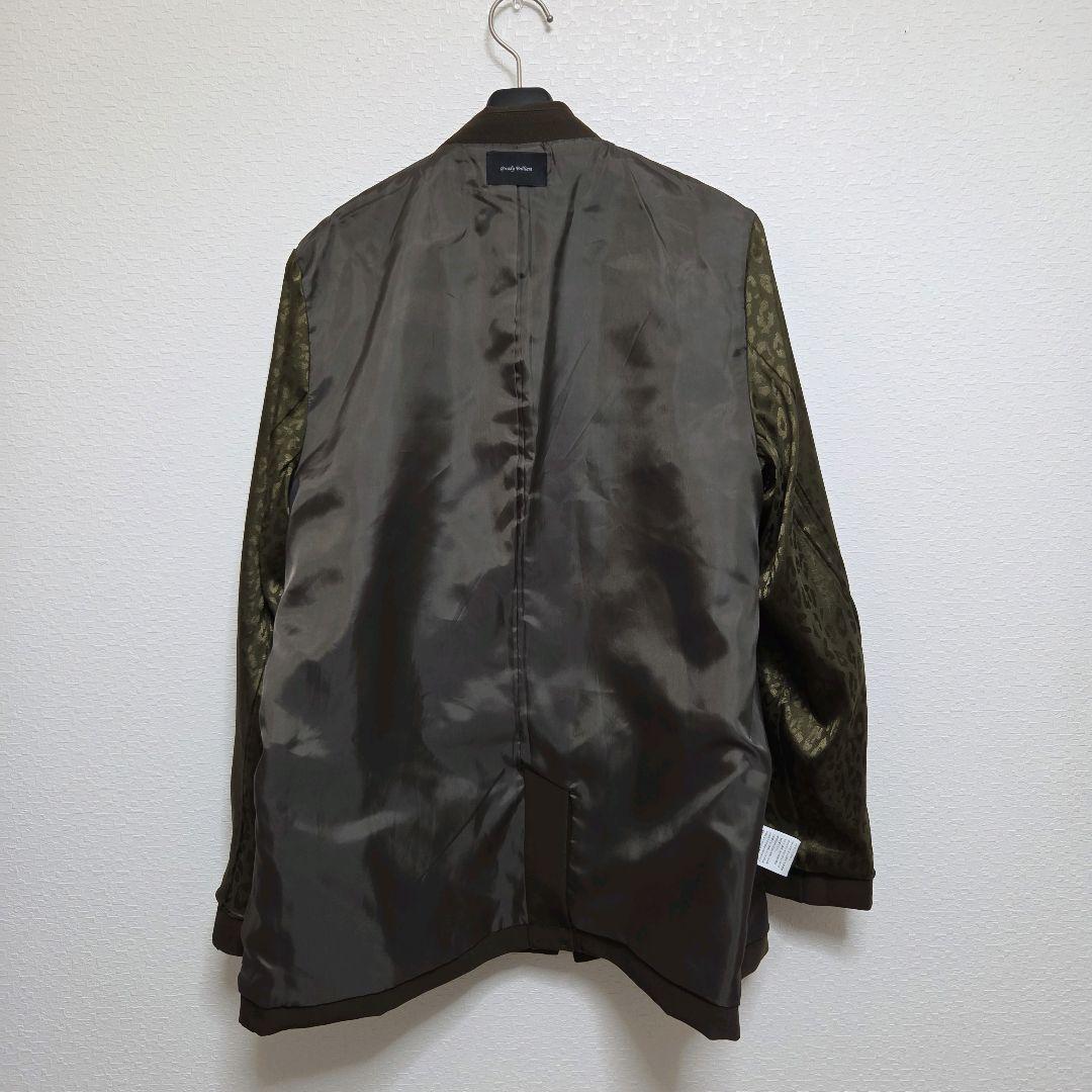 未使用タグ付き グレディブリリアン ツイルテーラードダブルジャケット38