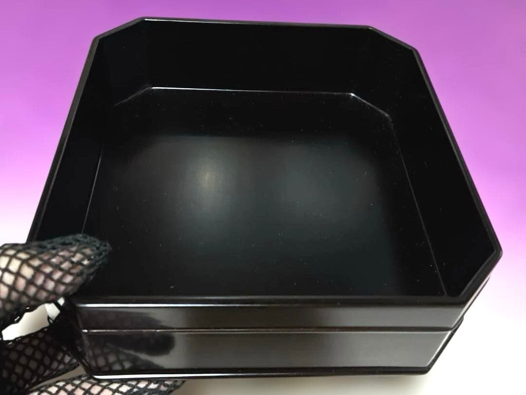 ✨美品✨輪島塗　【縁高重】共箱　菓子器　懐石　五段重