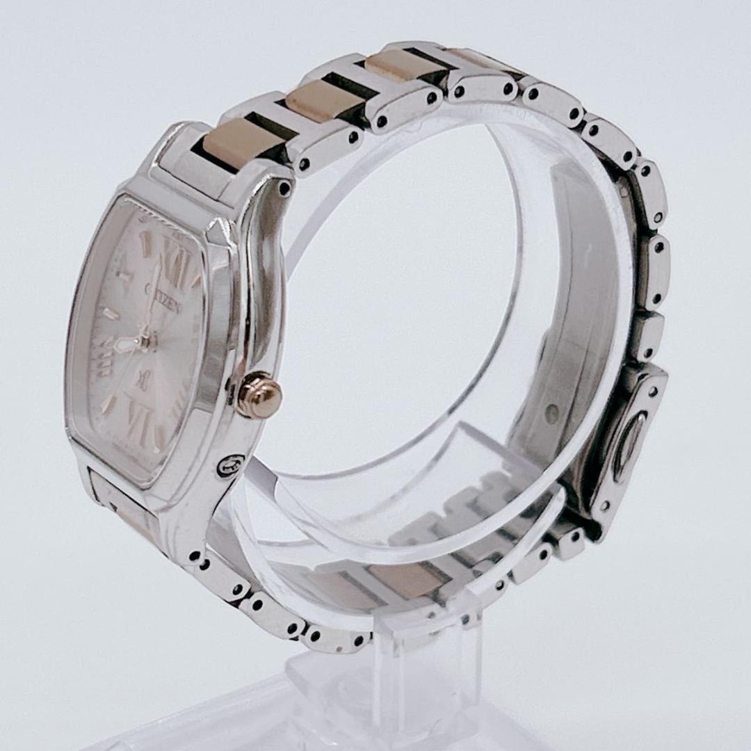 稼働 CITIZEN xC クロスシー 電波ソーラー ピンク チタン 腕時計