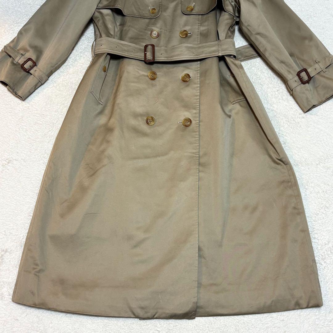 【希少・新品級】バーバリーズ 襟裏チェック ライナー付トレンチコート マキシ丈