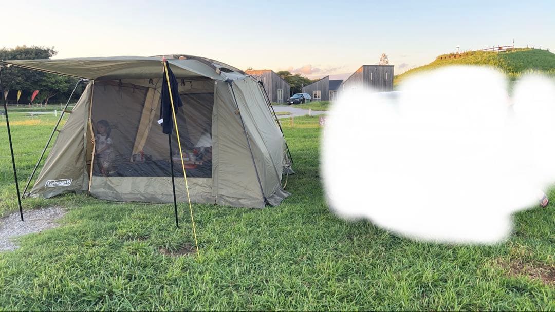 コールマン ラウンドスクリーン2ルームハウス付属完備＋スノーピークハンマー付き