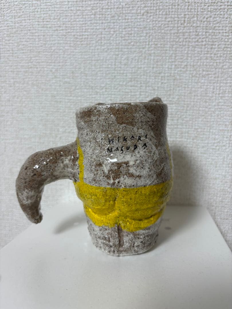 た*ぬ様 増田光さん　クマ型陶器マグカップ MASUDA HIKARI