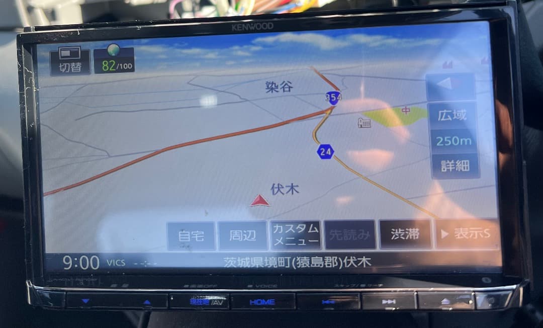 ケンウッド MDV-S708 ナビ フルセグ。地図データ2020年版.