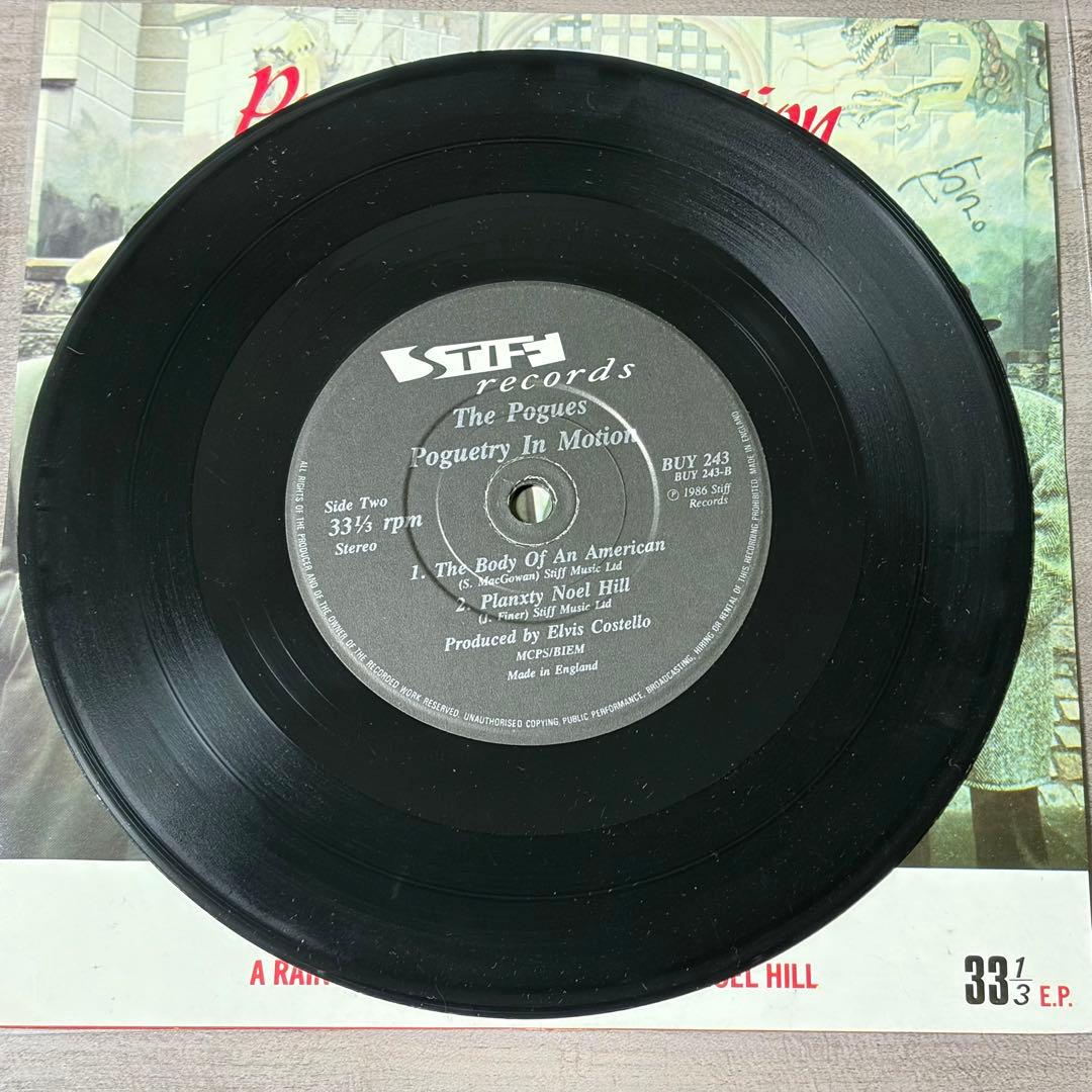 7EP 7インチ The Pogues Poguetry In Motion