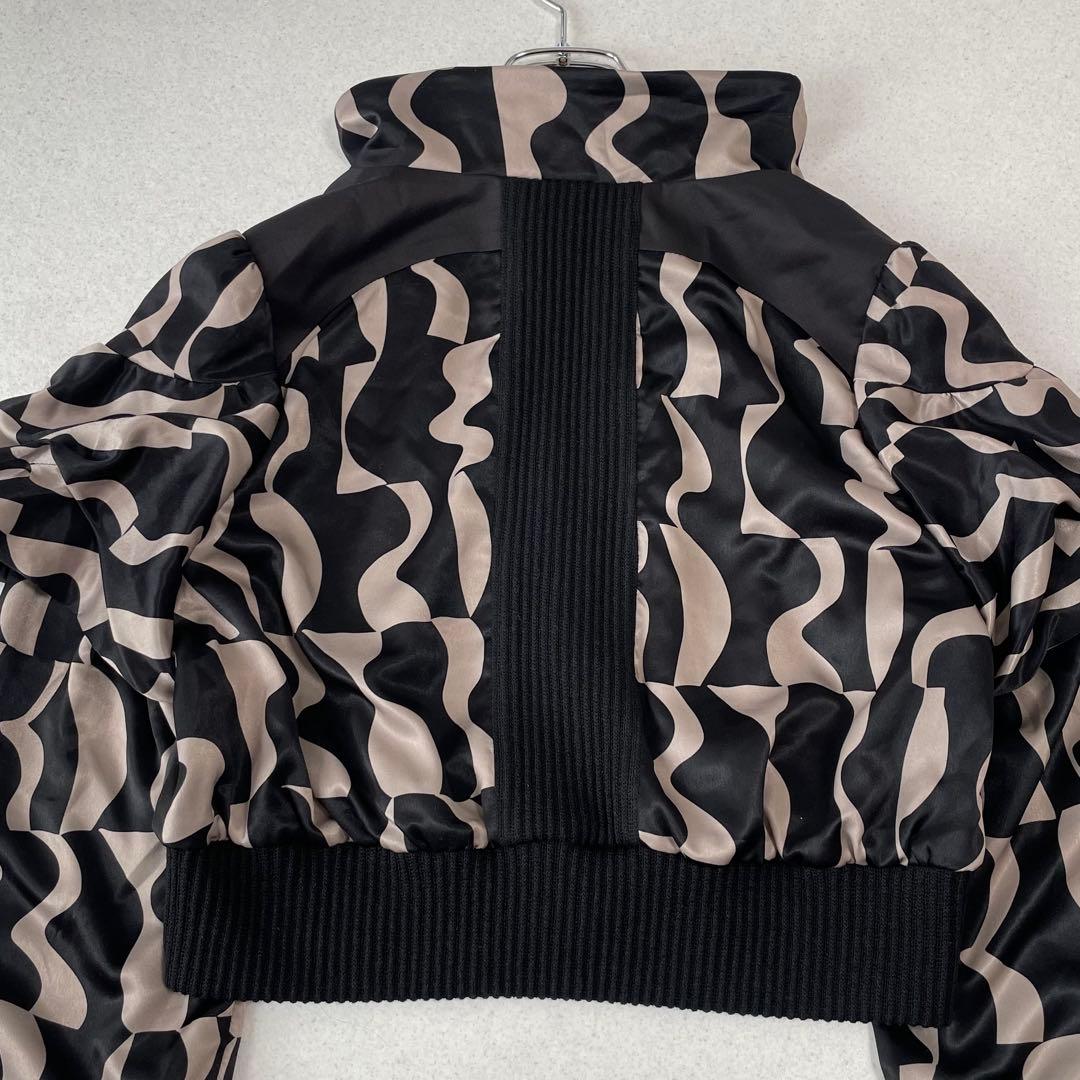 エイココンドウ 幾何学模様 変形 アマディススリーブ ジャケット ブルゾン