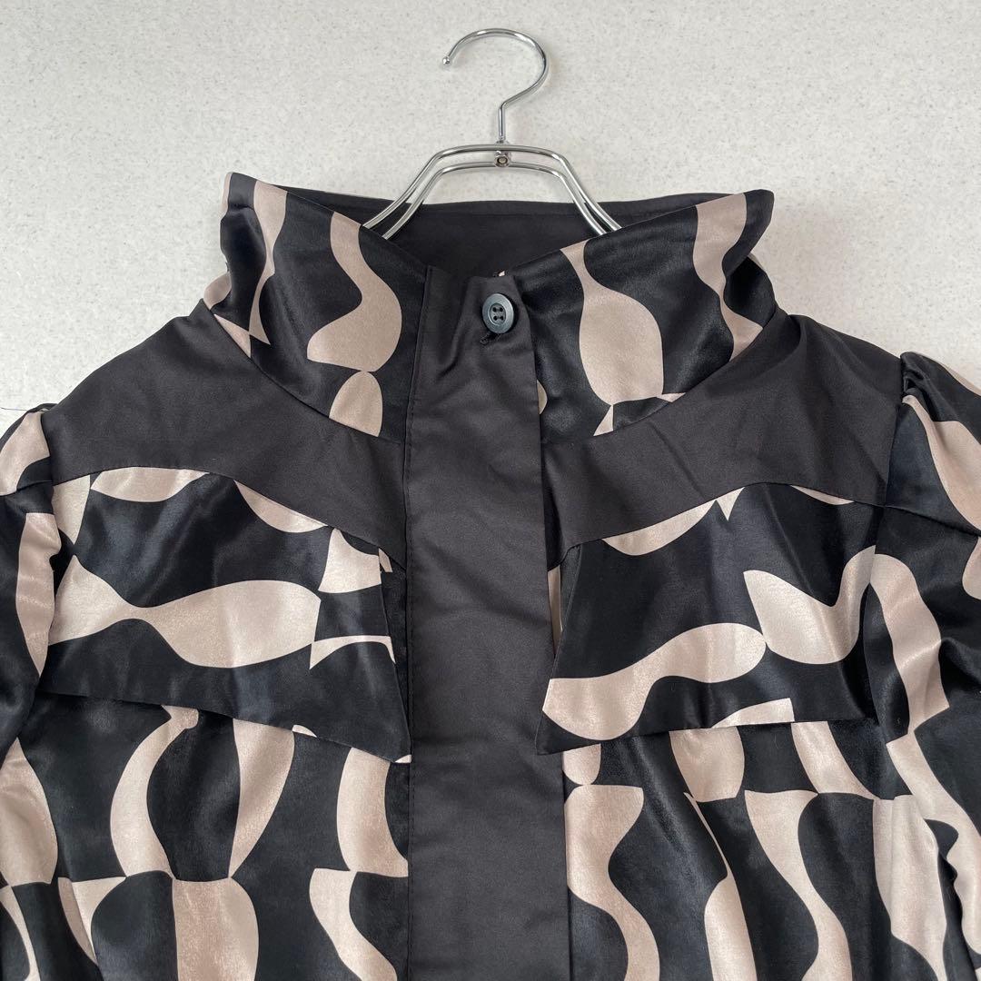 エイココンドウ 幾何学模様 変形 アマディススリーブ ジャケット ブルゾン