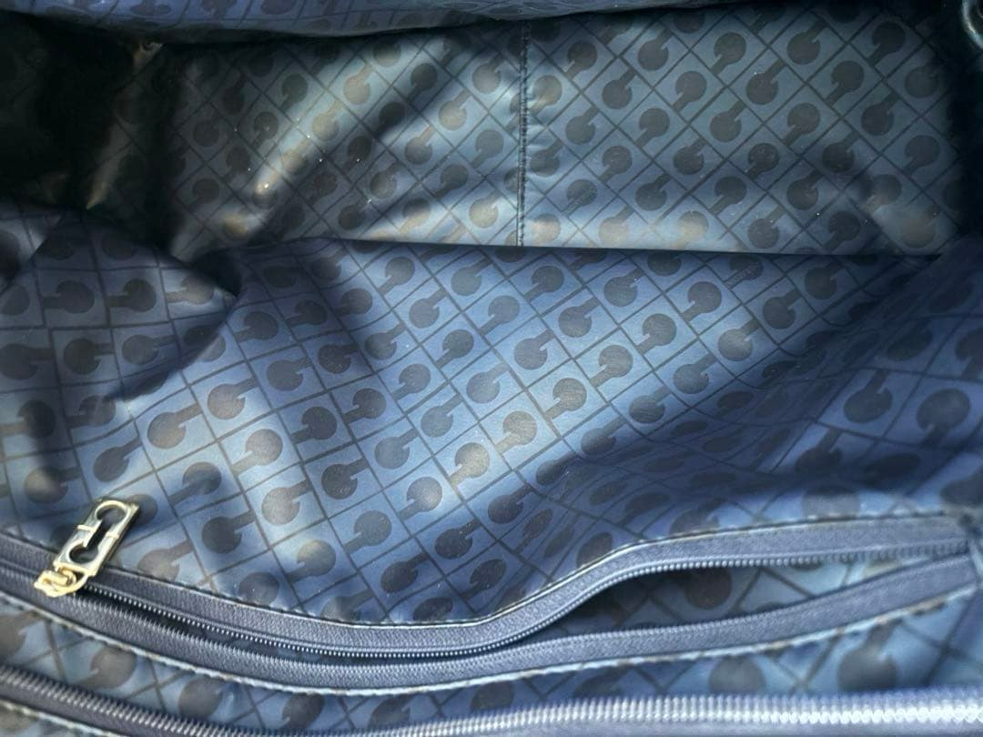 【雲外蒼天】ゲラルディーニ⭐︎ソフティトートバッグ紺色ネイビー