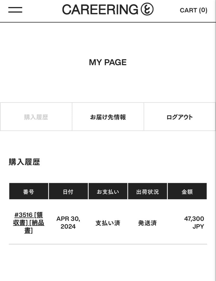 CAREERING PLACEBO 501 (左耳用)