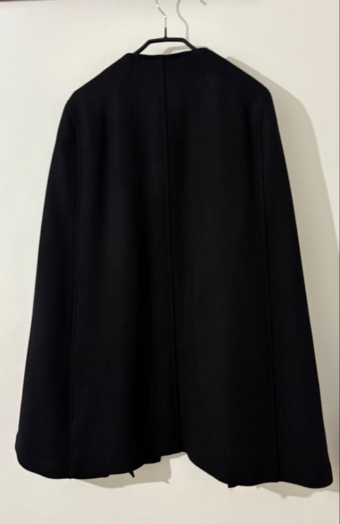 ZARA Manteco ブラックケープコート(M)