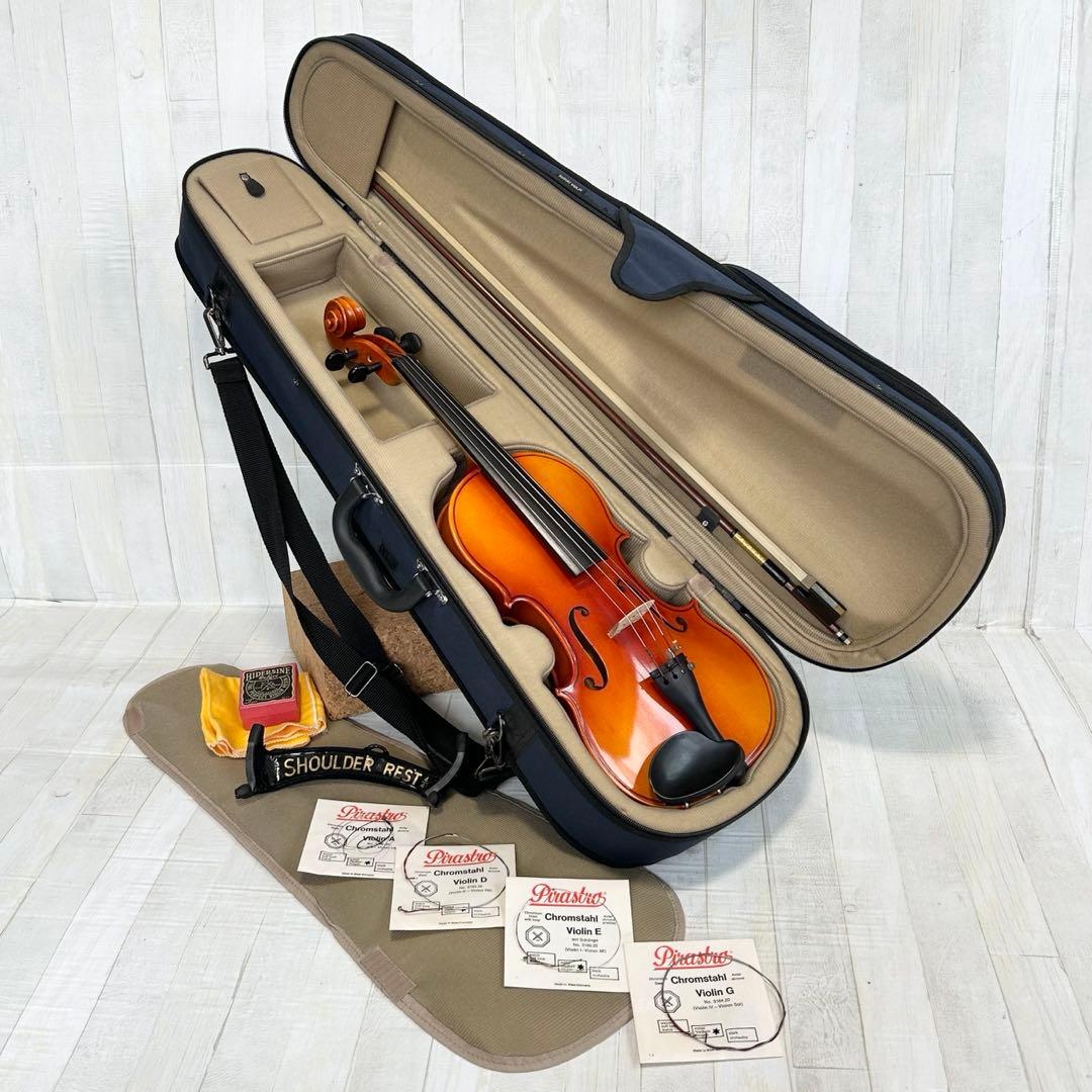Suzuki バイオリン No.300 4/4 【肩当て・松脂・予備弦付】