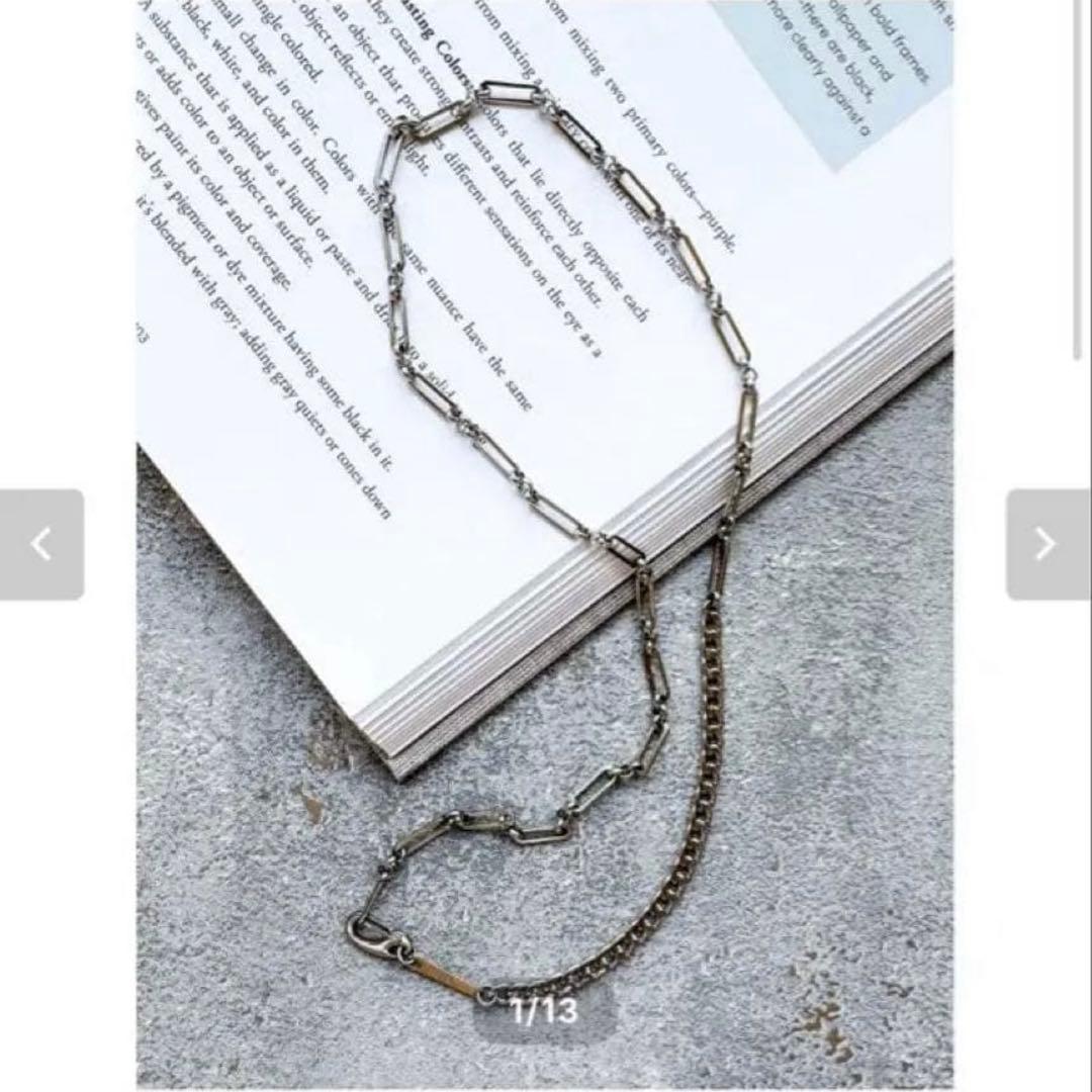 885 バヤコ　マルチWAYミックスチェーンネックレス