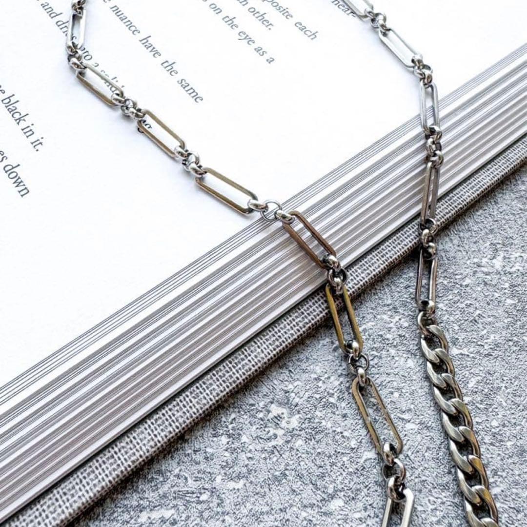 885 バヤコ　マルチWAYミックスチェーンネックレス