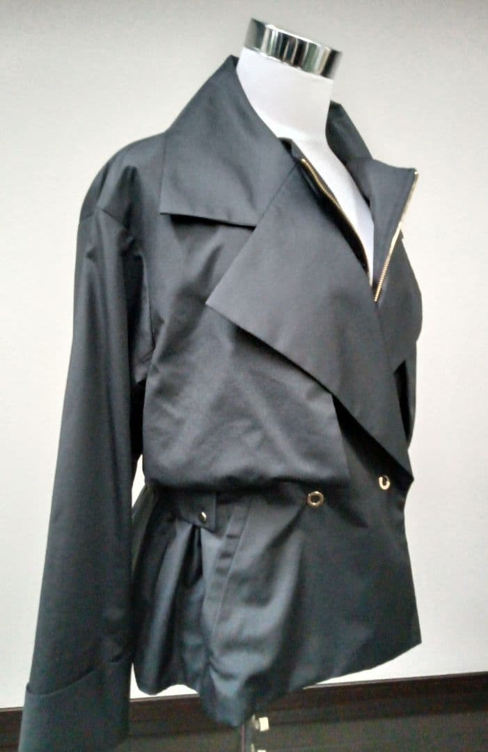 専用　エポカグログラン タフタ トレンチコートブラック 新品