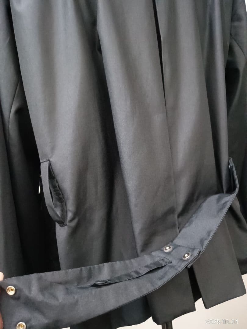 専用　エポカグログラン タフタ トレンチコートブラック 新品