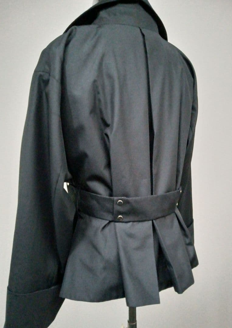 専用　エポカグログラン タフタ トレンチコートブラック 新品