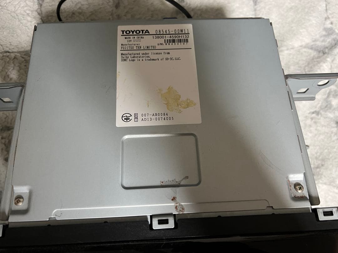 トヨタ純正カーナビ NSZT-Y64T T-Connectナビ9インチ2014年